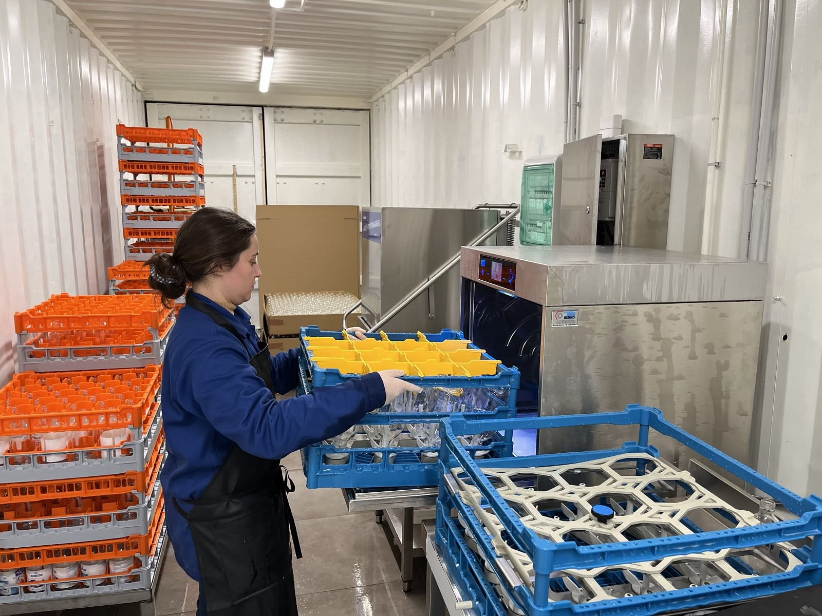 Lavage flacons verre